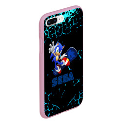 Чехол для iPhone 7Plus/8 Plus матовый Sonic sega game - фото 2