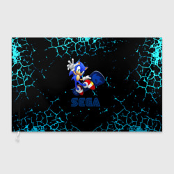 Флаг 3D Sonic sega game