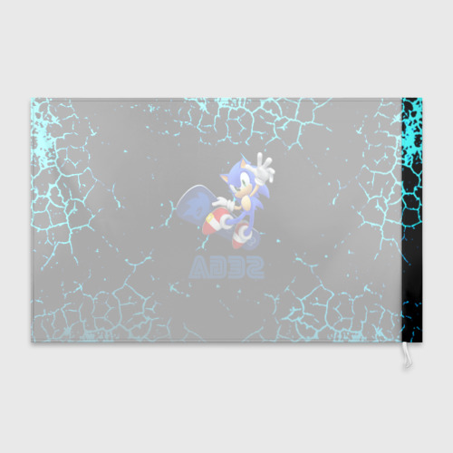 Флаг 3D Sonic sega game - фото 2