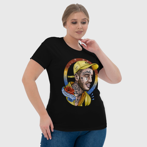 Женская футболка 3D с принтом Lil Peep music, фото #4