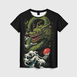 Женская футболка 3D Дракон  2024 символ  года
