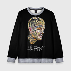 Детский свитшот 3D Lil Peep mosaic rap