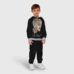 Детский костюм с толстовкой 3D Lil Peep mosaic rap - фото 2