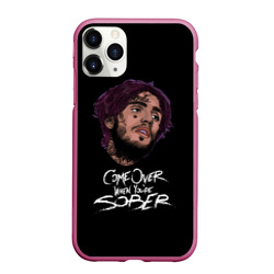 Чехол для iPhone 11 Pro Max матовый Game over Lil peep