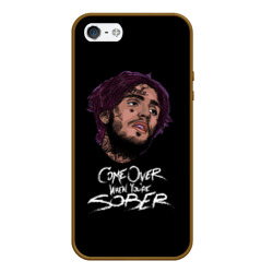 Чехол для iPhone 5/5S матовый Game over Lil peep