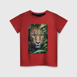 Детская футболка хлопок Притаившийся леопард