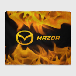 Mazda - gold gradient по-горизонтали – Плед 3D с принтом купить со скидкой в -14%