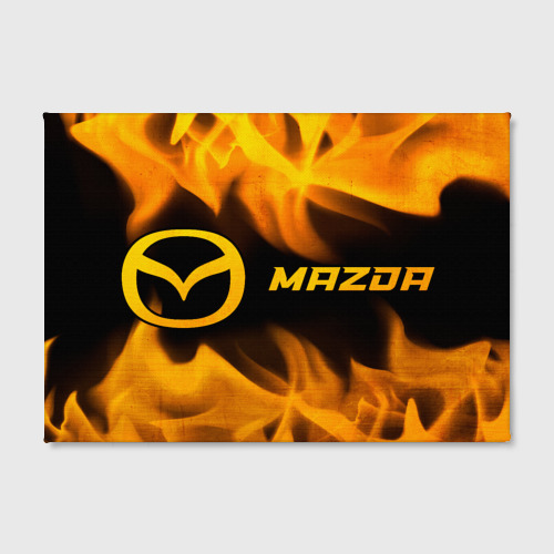 Холст прямоугольный Mazda - gold gradient по-горизонтали, цвет 3D печать - фото 2