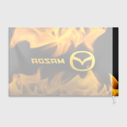 Флаг 3D Mazda - gold gradient по-горизонтали - фото 2