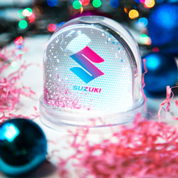 Игрушка Снежный шар Suzuki neon gradient style - фото 2