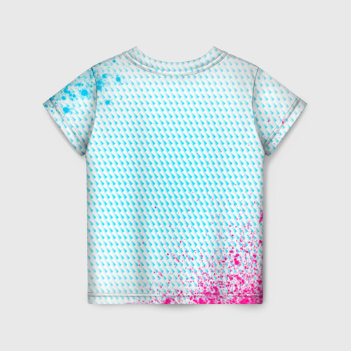 Детская футболка 3D Suzuki neon gradient style, цвет 3D печать - фото 2