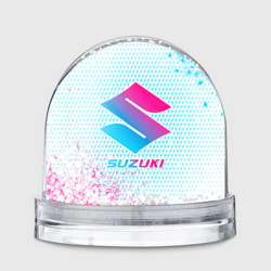 Игрушка Снежный шар Suzuki neon gradient style