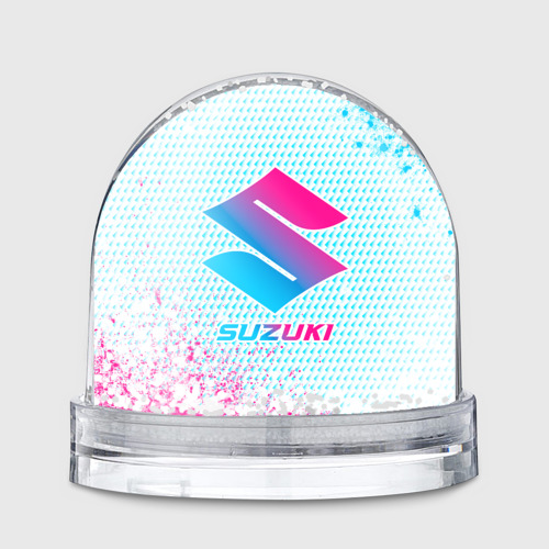 Игрушка Снежный шар Suzuki neon gradient style