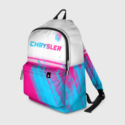 Рюкзак 3D Chrysler neon gradient style посередине