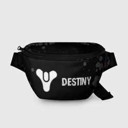 Destiny glitch на темном фоне по-горизонтали – Поясная сумка 3D с принтом купить