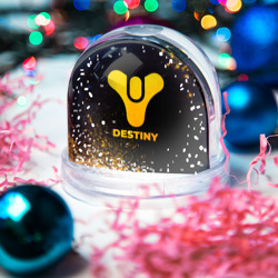 Игрушка Снежный шар Destiny - gold gradient - фото 2