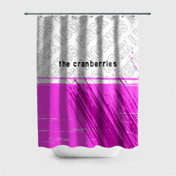 Штора 3D для ванной The Cranberries rock legends посередине