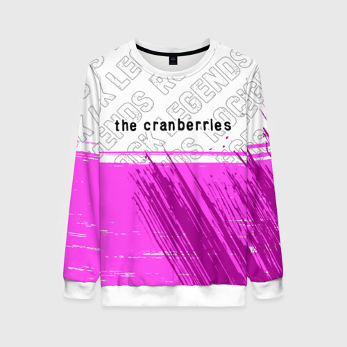 Женский свитшот 3D The Cranberries rock legends посередине, цвет 3D печать