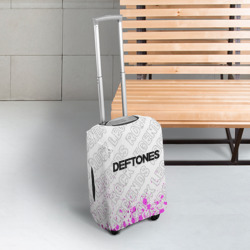 Чехол для чемодана 3D Deftones rock legends посередине - фото 2