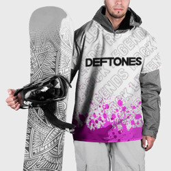 Накидка на куртку 3D Deftones rock legends посередине