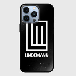 Чехол для iPhone 13 Pro Lindemann glitch на темном фоне