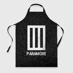 Фартук 3D Paramore glitch на темном фоне