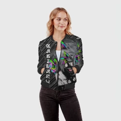 Женский бомбер 3D Адский рай - пустой Габимару - фото 2