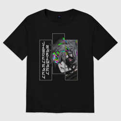 Мужская футболка хлопок Oversize Jigokuraku Gabimaru