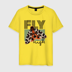 Fly high moth – Футболка из хлопка с принтом купить со скидкой в -20%