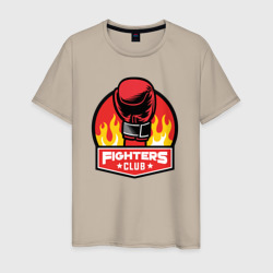 Fighters club – Мужская футболка хлопок с принтом купить со скидкой в -20%