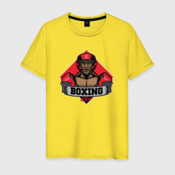 Boxing style – Мужская футболка хлопок с принтом купить со скидкой в -20%