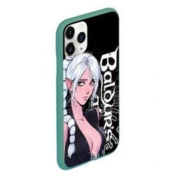 Чехол для iPhone 11 Pro Max матовый Shadowheart - серебрянные волосы Baldur’s Gate - фото 2