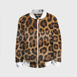 Детский бомбер 3D Leopards texture