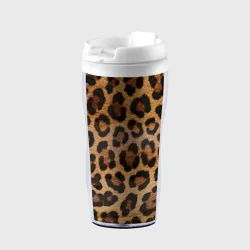Термокружка-непроливайка Leopards texture