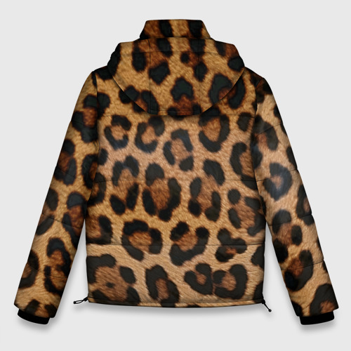 Мужская зимняя куртка 3D Leopards texture, цвет красный - фото 2