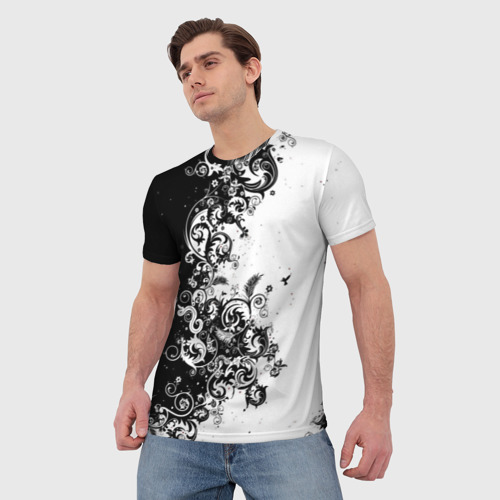 Мужская футболка 3D Иллюстрация свободы, цвет 3D печать - фото 3
