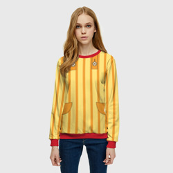 Женский свитшот 3D Фартук кота мастера Юкичи из аниме - фото 2