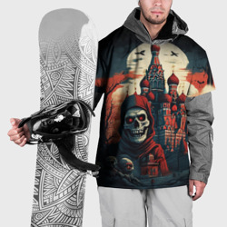Накидка на куртку 3D Москва на хэллоуин 