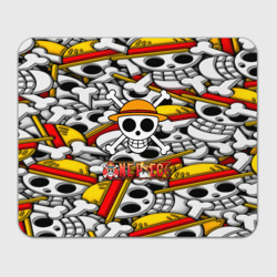 Прямоугольный коврик для мышки One Piece logo pattern pirat