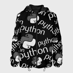 Мужская куртка 3D Python programming logo pattern