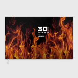 Флаг 3D Thirty Seconds to Mars fire