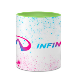 Кружка с полной запечаткой Infiniti neon gradient style по-горизонтали - фото 2
