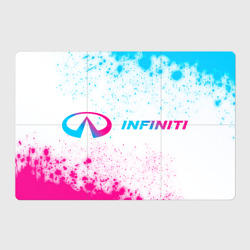 Магнитный плакат 3Х2 Infiniti neon gradient style по-горизонтали