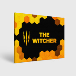 Холст прямоугольный The Witcher - gold gradient по-горизонтали