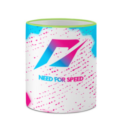 Кружка с полной запечаткой Need for Speed neon gradient style - фото 2