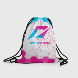 Рюкзак-мешок 3D Need for Speed neon gradient style