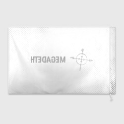 Флаг 3D Megadeth glitch на светлом фоне по-горизонтали - фото 2