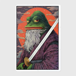 Магнитный плакат 2Х3 Pepe samurai 