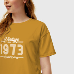 Женская футболка хлопок Oversize Лимитированный выпуск 1973 - фото 2