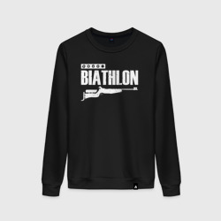 Женский свитшот хлопок Biathlon - снайпер